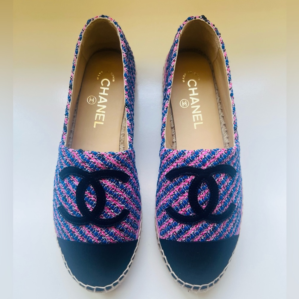 🔥CHANEL Tweed Espadrilles